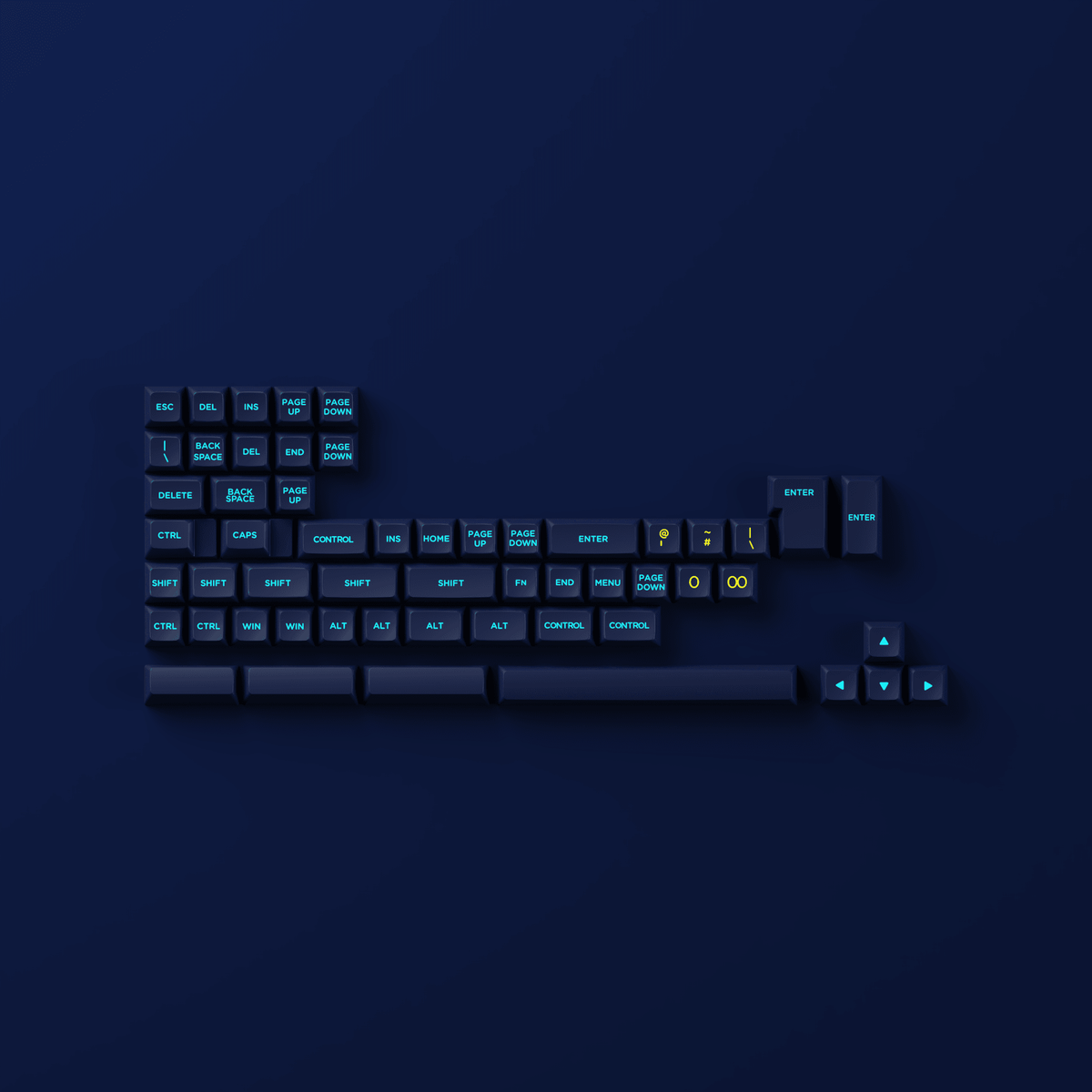Akko Starry Sky Keycaps Set OSA 185 Keys - DataBlitz
