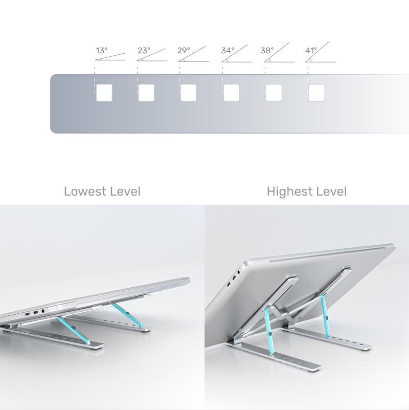 Unitek Mechanical Foldable Laptop Stand (OT155SL) - DataBlitz