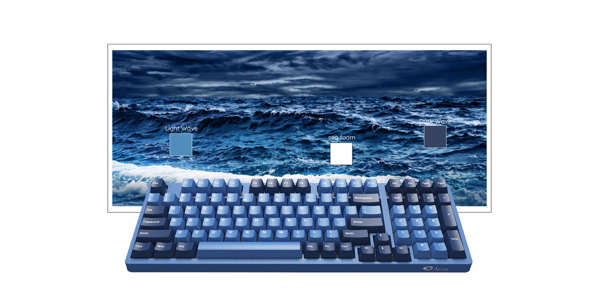 Akko Ocean Star 3098DS Mechanical Keyboard (Akko Blue)