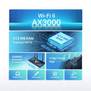 TP-Link AX3000 Dual-Band Gigabit Wifi-6 Router (Archer AX55) - DataBlitz