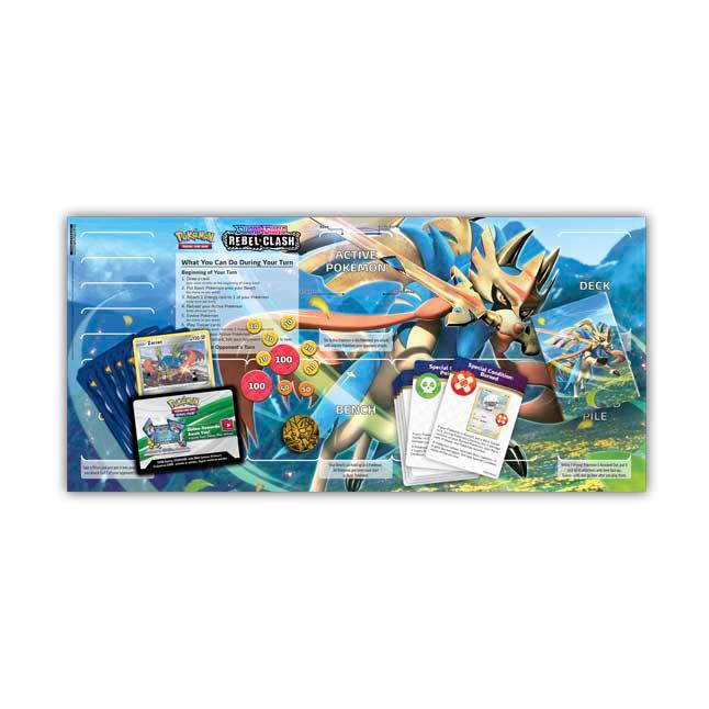 POKEMON TRADING CARD GAME SS2 SWORD & SHIELD REBEL CLASH ZACIAN & ZAMACENTA THEME DECK - DataBlitz