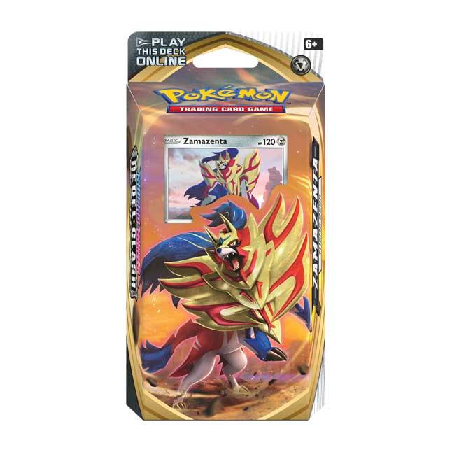 POKEMON TRADING CARD GAME SS2 SWORD & SHIELD REBEL CLASH ZACIAN & ZAMACENTA THEME DECK - DataBlitz