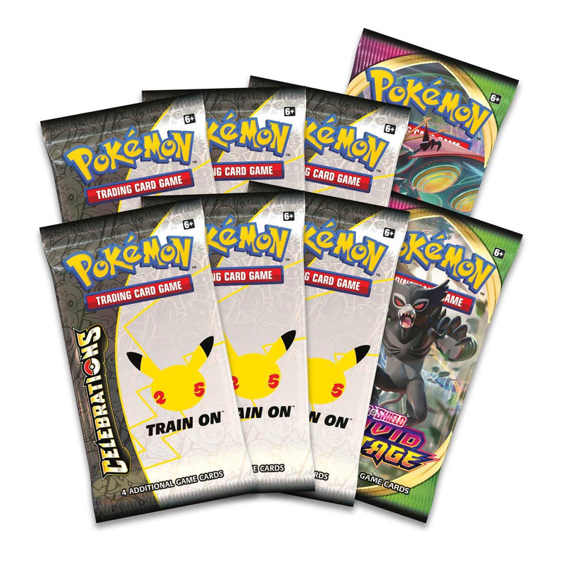 POKEMON TRADING CARD GAME 25TH ANNIVERSARY CELEBRATIONS COLLECTORS CHE