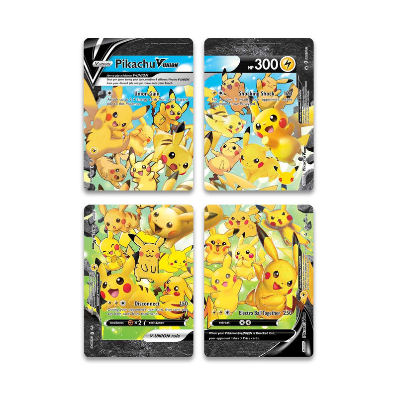 Pokemon Trading Card Game 25th Anniversary Celebrations Pikachu V-Union Special Collection Box (290-80915) - DataBlitz