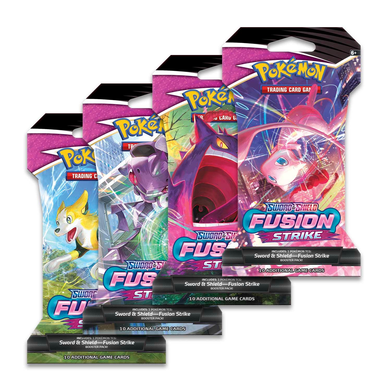 POKEMON TRADING CARD GAME SS8 SWORD & SHIELD FUSION STRIKE BOOSTER (SLEEVED) (179-80917)(ONE RANDOM BOOSTER PACK) - DataBlitz