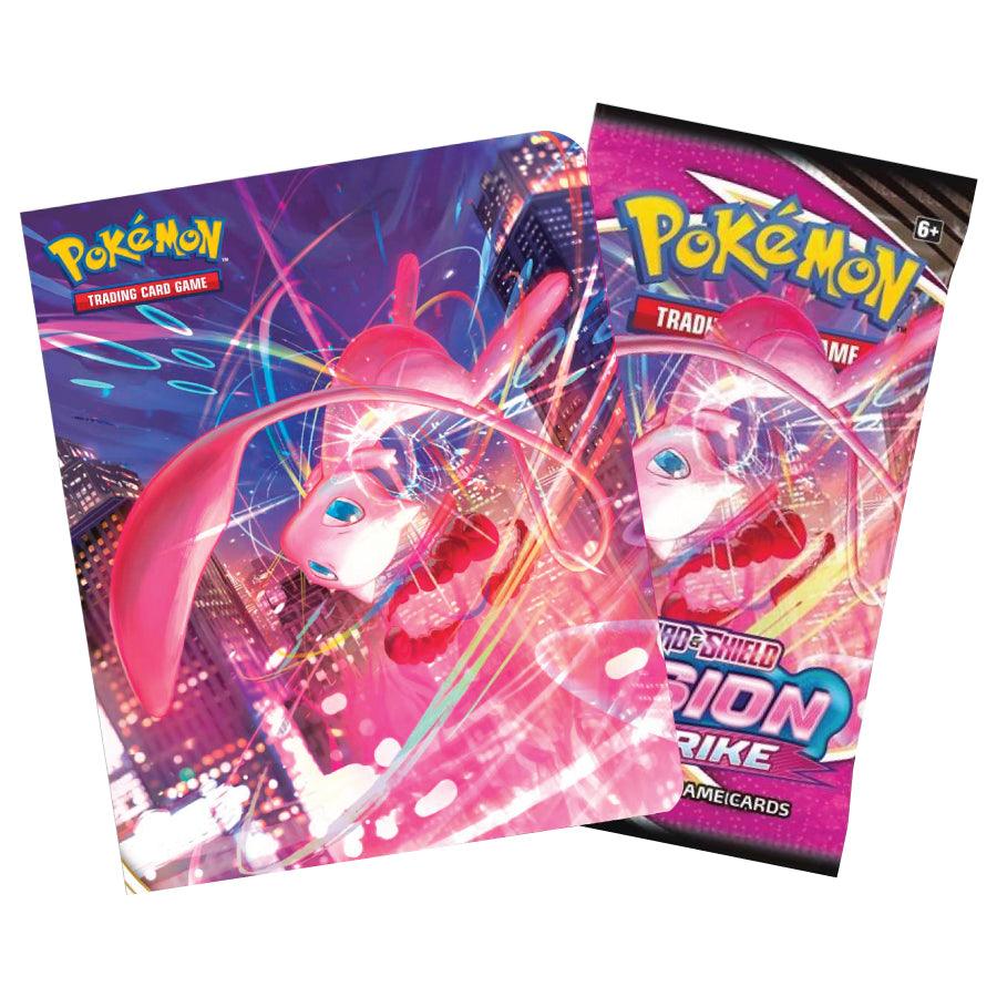 POKEMON TRADING CARD GAME SS8 SWORD & SHIELD FUSION STRIKE MINI PORTFOLIO HOLD 60 CARDS WITH 1 BOOSTER PACK (179-80929) - DataBlitz