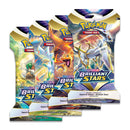 POKEMON TRADING CARD GAME SS9 SWORD & SHIELD BRILLIANT STARS BOOSTER (SLEEVED) (180-80997) (ONE RANDOM BOOSTER PACK) - DataBlitz