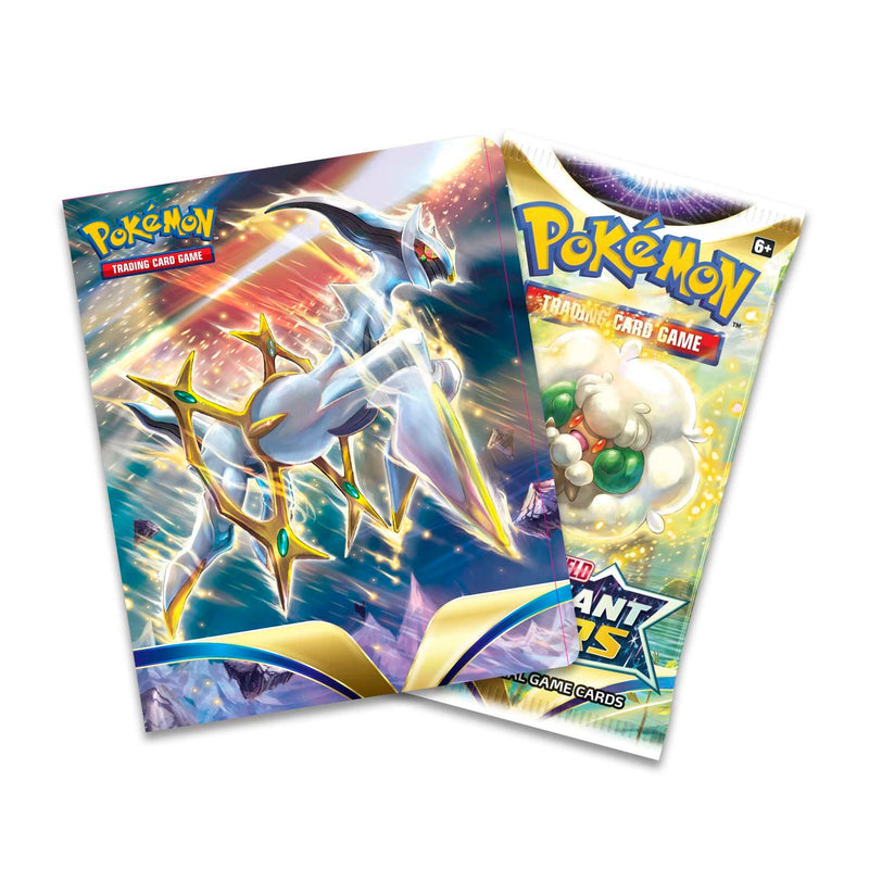 Pokemon Trading Card Game SS9 Sword & Shield Brilliant Stars Mini Portfolio Hold 60 Cards With 1 Booster Pack (180-85009) - DataBlitz