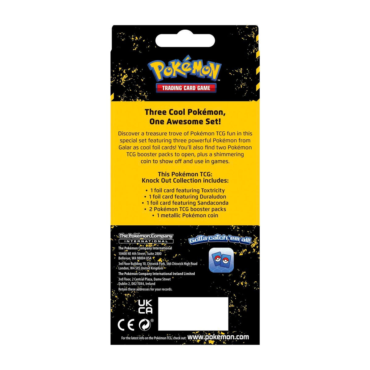Pokemon Trading Card Game Knock Out Collection (Toxtricity/Duraludon/Sandaconda) (290-80390) - DataBlitz