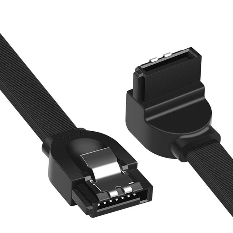 UGREEN Angled SATA 3.0 Data Cable 0.5M (Black) (US217/30797) - DataBlitz