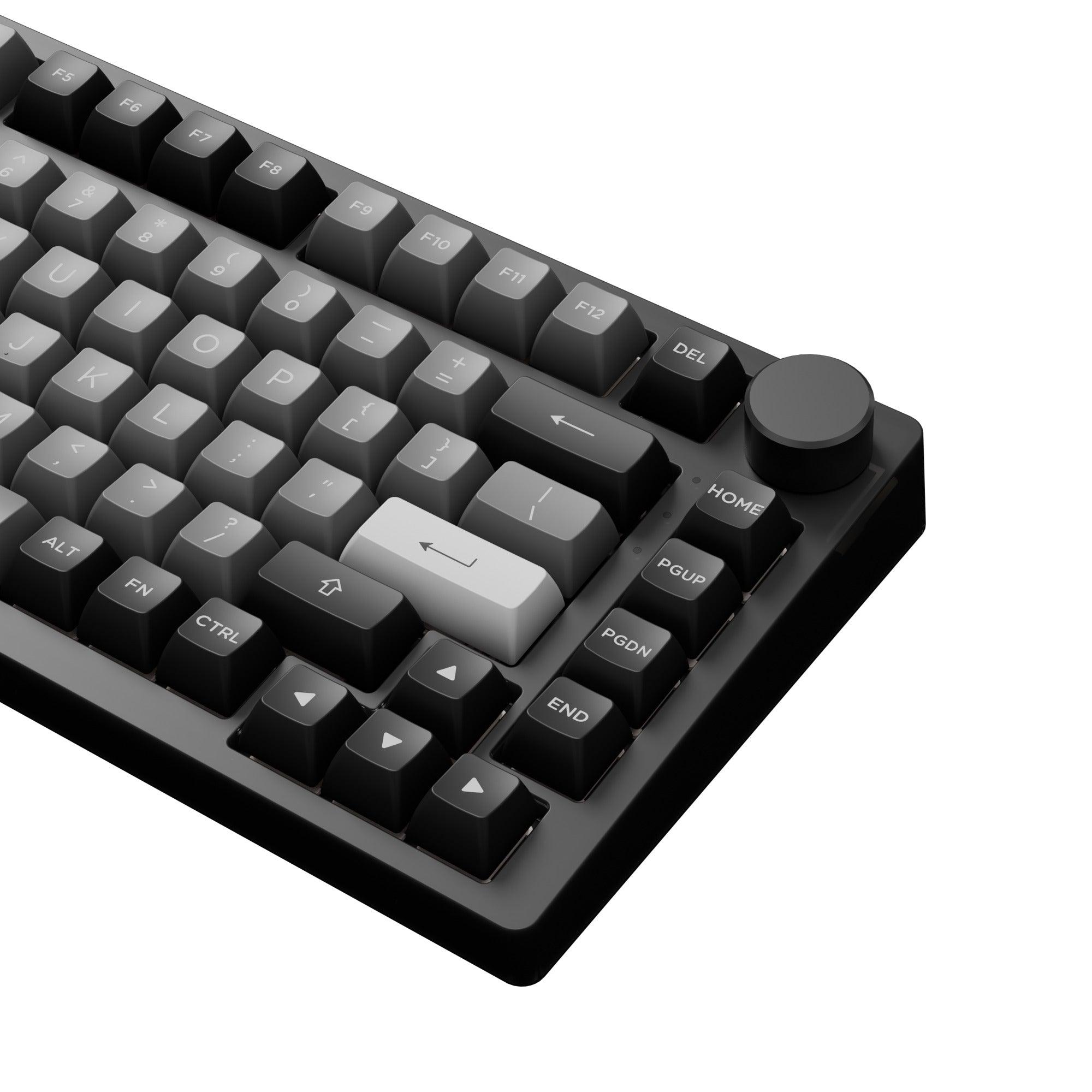 AKKO PC75B Plus Black & Silver RGB Mechanical Keyboard (AKKO CS Jelly Pink) - DataBlitz