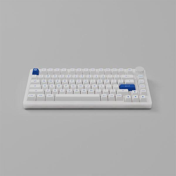 AKKO PC75B Plus Blue On White RGB Mechanical Keyboard (Akko CS Jelly White-Lubed) - DataBlitz