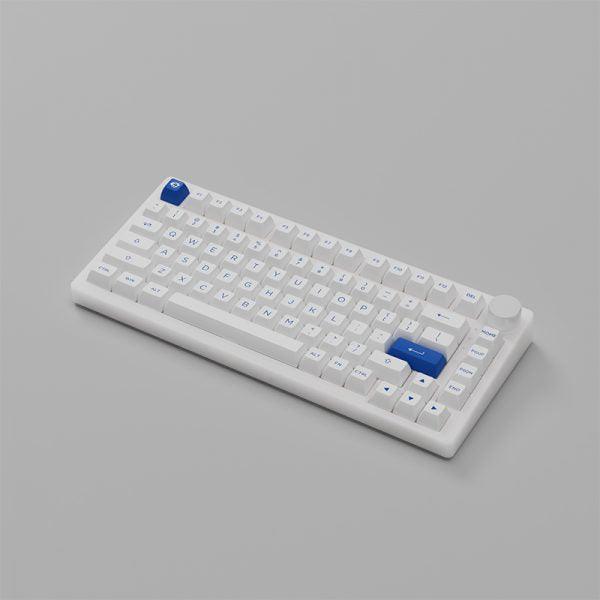 AKKO PC75B Plus Blue On White RGB Mechanical Keyboard (Akko CS Jelly Purple) - DataBlitz