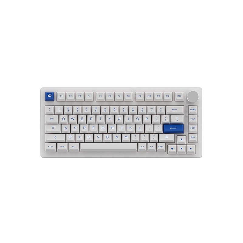 AKKO PC75B Plus Blue On White RGB Mechanical Keyboard (Akko CS Jelly Purple) - DataBlitz