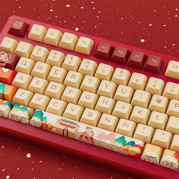 AKKO PC75B Plus Year Of Tiger RGB Mechanical Keyboard (TTC Flame Red) - DataBlitz