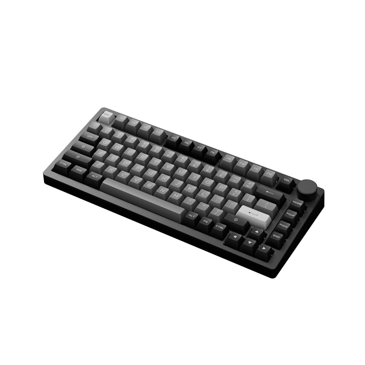 AKKO PC75B Plus Black & Silver RGB Mechanical Keyboard (AKKO CS Jelly Pink) - DataBlitz