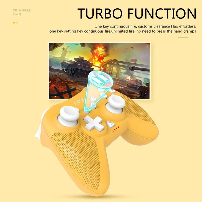 IPEGA WIRELESS MINI CONTROLLER FOR N-SWITCH/ANDROID DEVICES/WINDOWS PC/P3 YELLOW (PG-SW022A) - DataBlitz