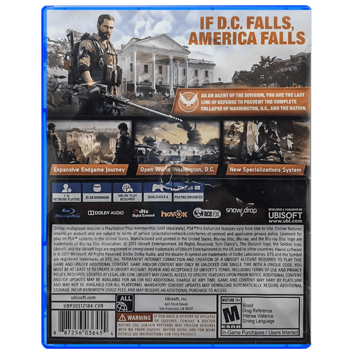 PS4 TOM CLANCYS THE DIVISION 2 ALL - DataBlitz