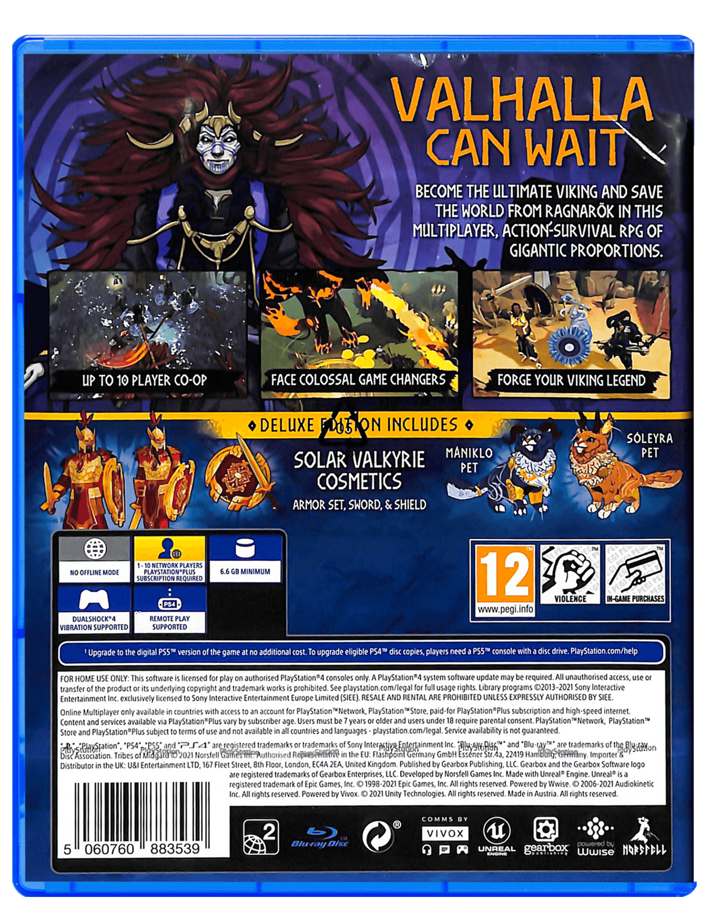 PS4 TRIBES OF MIDGARD DELUXE EDITION REG.2 - DataBlitz