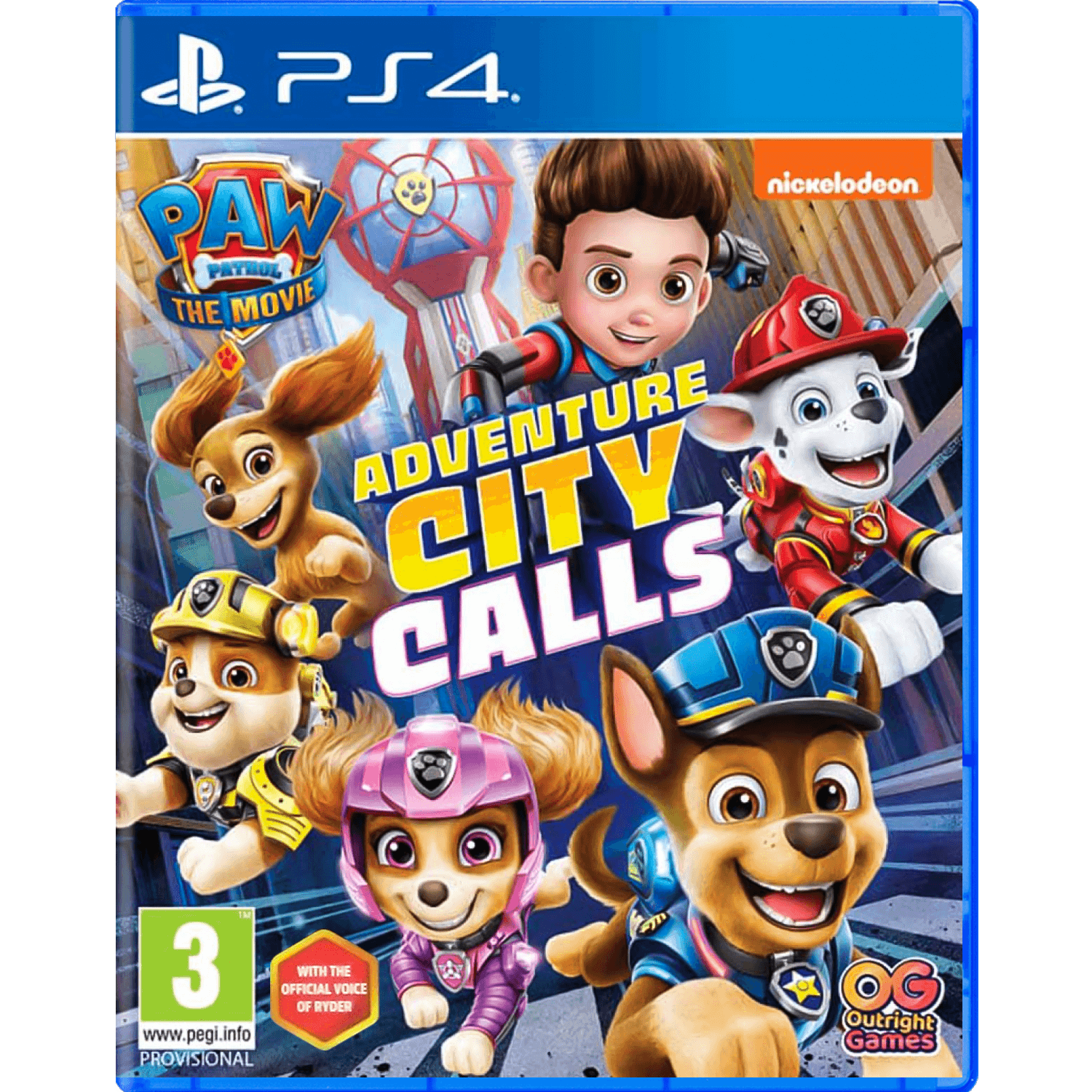 PS4 PAW PATROL THE MOVIE ADVENTURE CITY CALLS REG.2 - DataBlitz