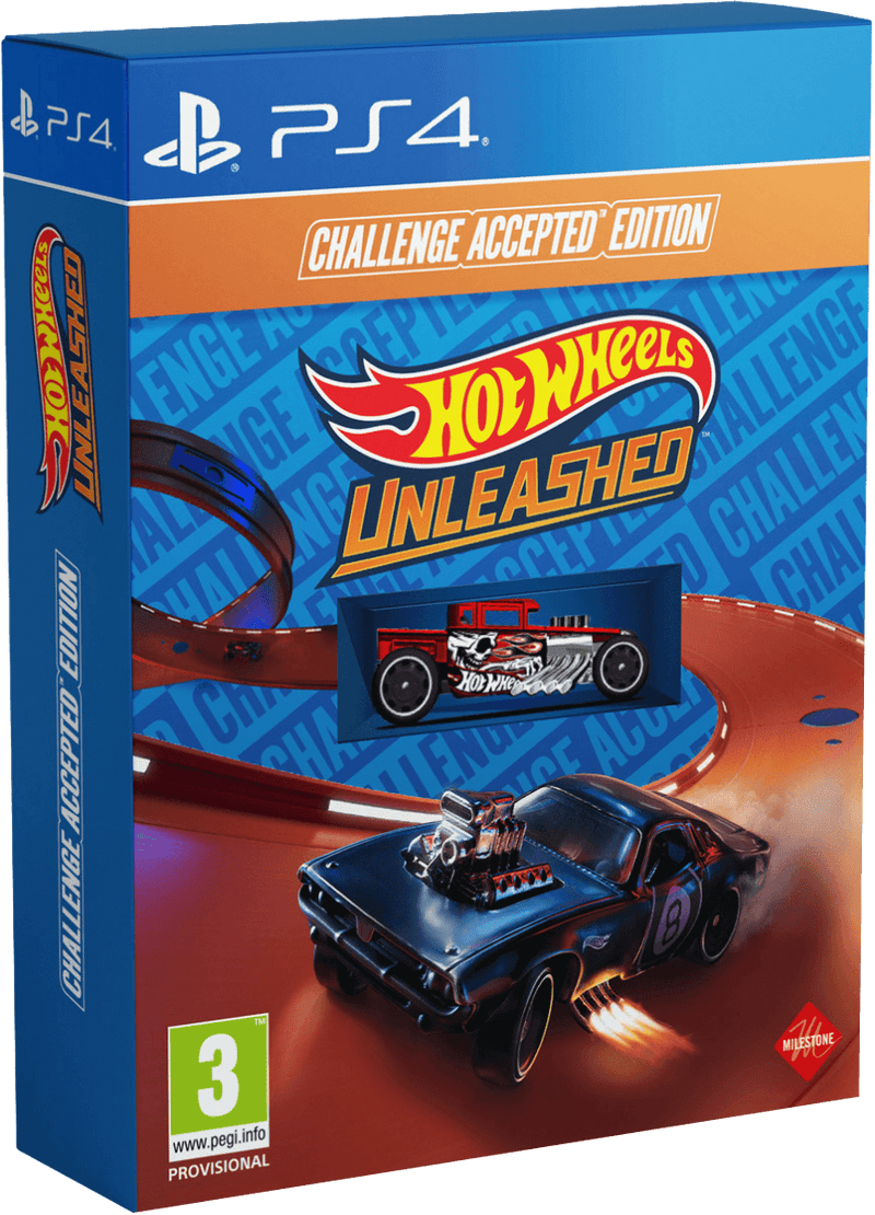 PS4 HOT WHEELS UNLEASHED CHALLENGE ACCEPTED EDITION REG.2 - DataBlitz