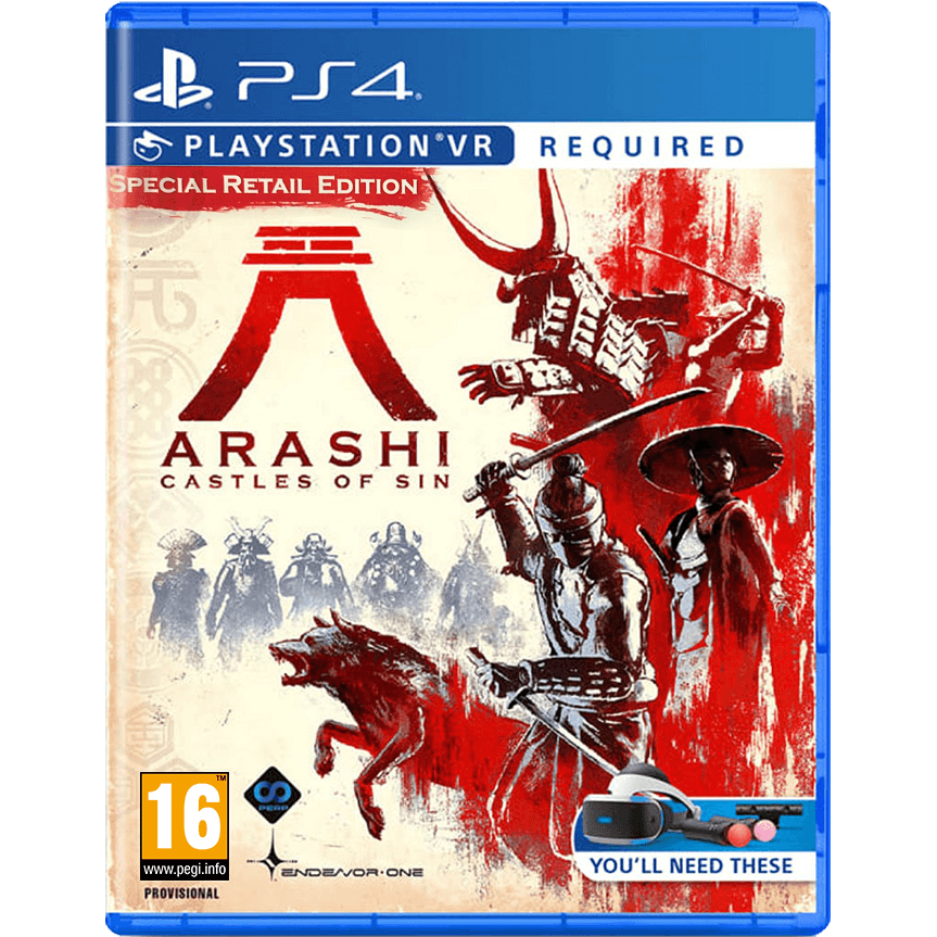 PS4 ARASHI CASTLES OF SIN VR REG.2 - DataBlitz