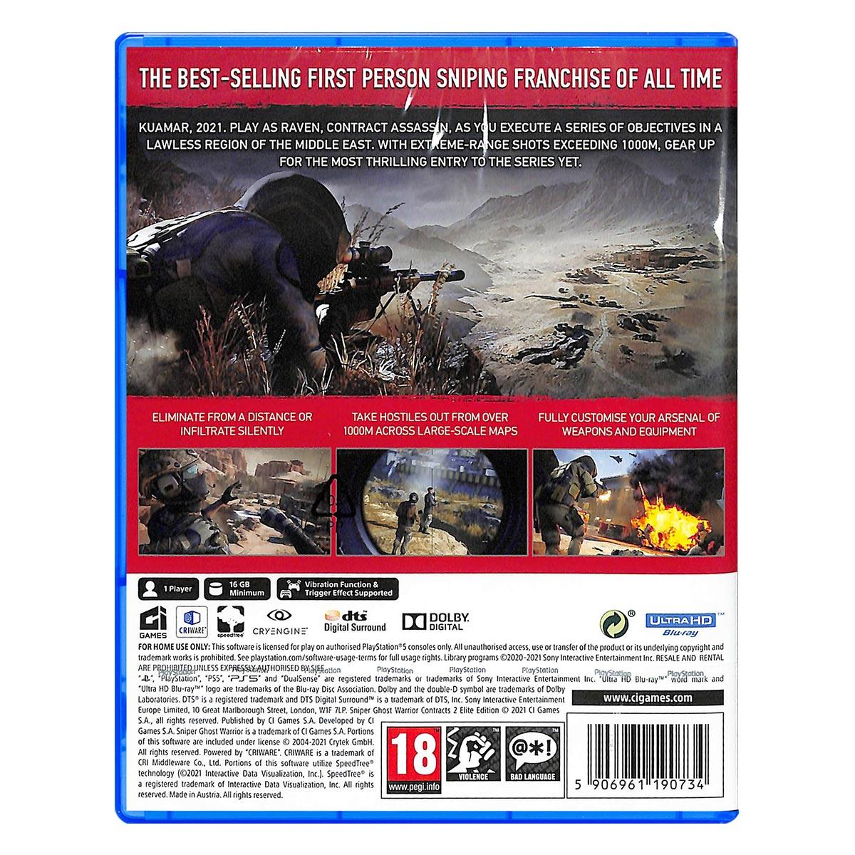 PS5 SNIPER GHOST WARRIOR CONTRACTS 2 ELITE EDITION (EU) - DataBlitz