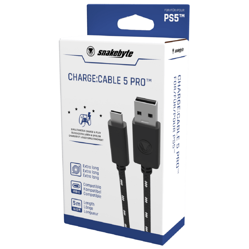 SNAKEBYTE PS5 CHARGE CABLE 5 PRO (5M) - DataBlitz