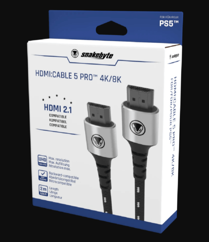 SNAKEBYTE PS5 HDMI CABLE 5 PRO 4K/8K (2M) - DataBlitz