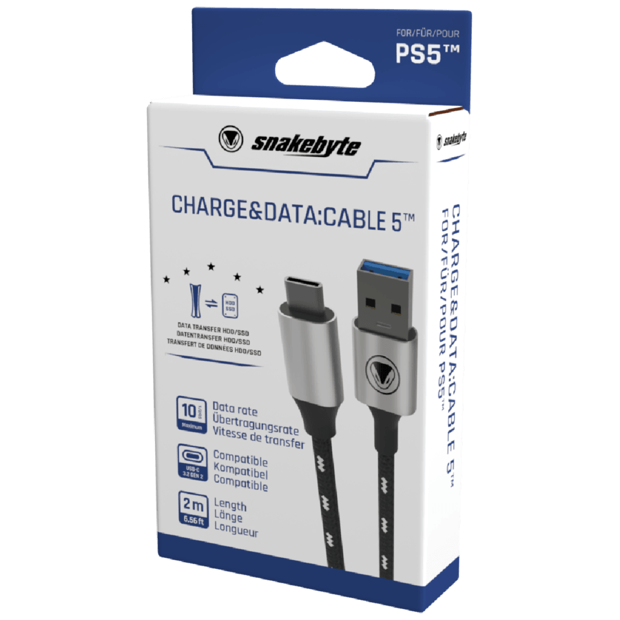 SNAKEBYTE PS5 CHARGE & DATA CABLE 5 (2M) - DataBlitz