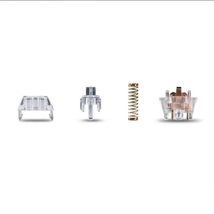 Tecware Pearl Clear Linear Mechanical Switches (35 Pcs) - DataBlitz