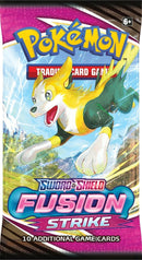 POKEMON TRADING CARD GAME SS8 SWORD & SHIELD FUSION STRIKE BOOSTER (179-80916) (ONE RAMDOM BOOSTER PACK) - DataBlitz