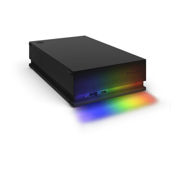 SEAGATE FIRECUDA 16TB USB3.2 GEN 1 3.5" GAMING HUB EXTERNAL HARD DRIVE W/ RAZER CHROMA RGB (STKK16000400) - DataBlitz