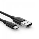 Ugreen USB 2.0 A To Micro USB Cable Nickel Plating 0.5M (Black)