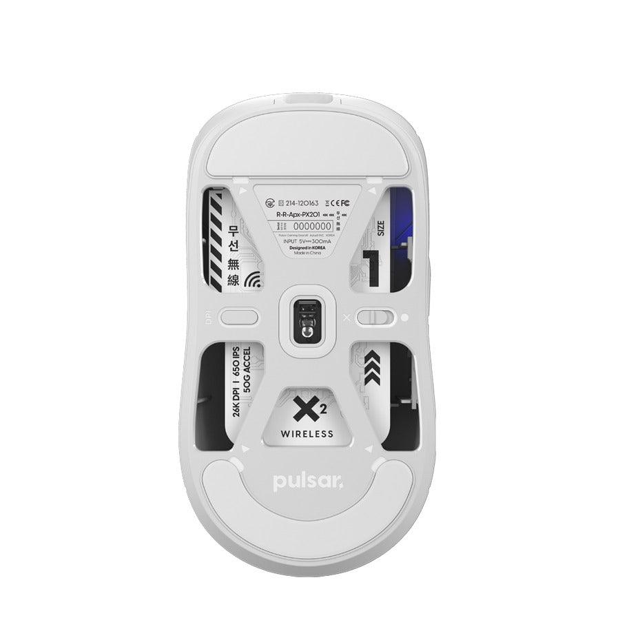 Pulsar X2 Mini Symmetrical Wireless Gaming Mouse (White) (PX202S) - DataBlitz