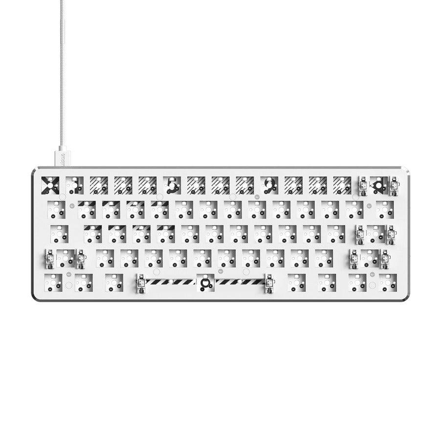 Pulsar 60% TKL ANSI Custom Mechanical Gaming Keyboard Barebone (White) (PCMK601W) - DataBlitz