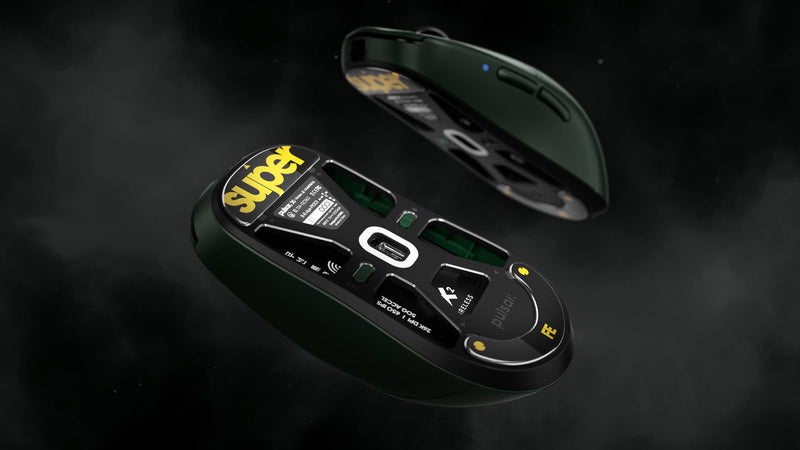 Pulsar X2 Mini Symmetrical Wireless Gaming Mouse (Founders Edition) (Green) (PX204S) - DataBlitz