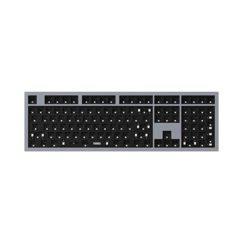 Keychron Q6 QMK Custom Mechanical Barebone Swappable RGB Backlight Keyboard - Silver Grey (Q6A2) - DataBlitz