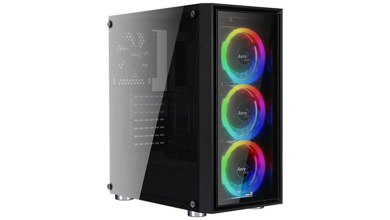 Aerocool Quartz Revo ARGB Mid-Tower Case (Black) - DataBlitz