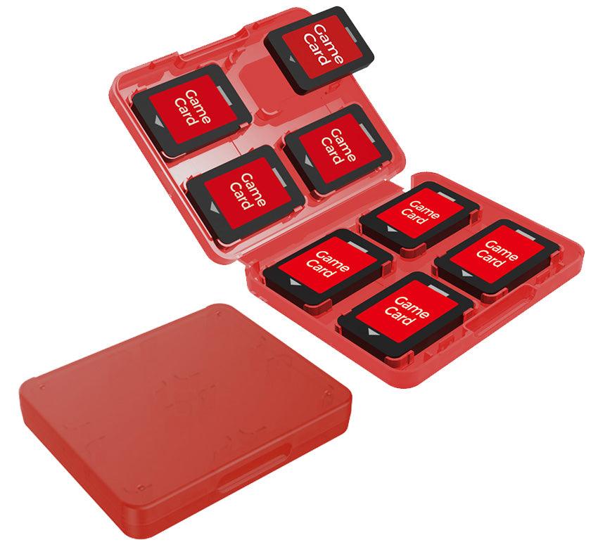 DOBE NSW GAME CARD STORAGE FOR N-SWITCH 8 GRIPS RED (TNS-19303) - DataBlitz