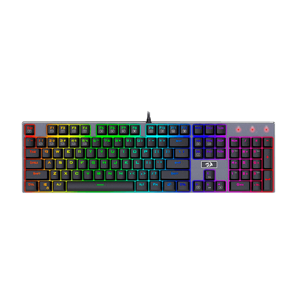 REDRAGON DEVARAJAS MECHANICAL GAMING KEYBOARD (K556 RGB) (DUST-PROOF BROWN SWITCH) - DataBlitz