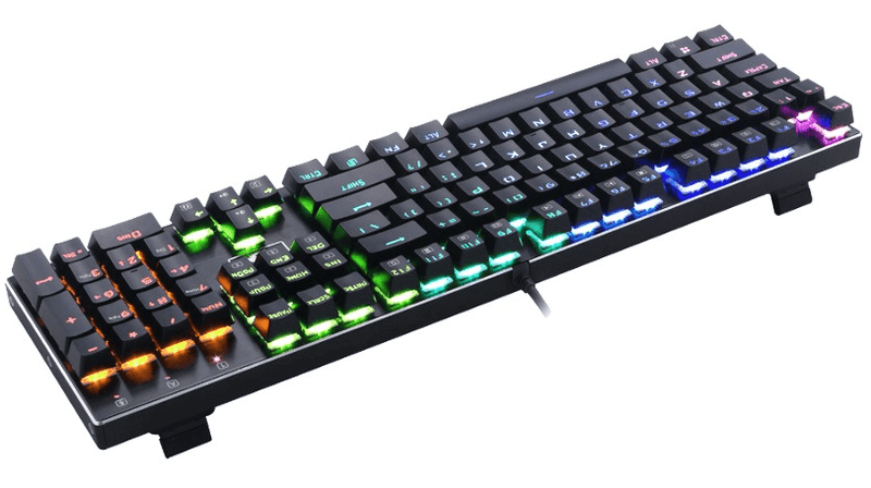 REDRAGON DEVARAJAS MECHANICAL GAMING KEYBOARD (K556 RGB) (DUST-PROOF BROWN SWITCH) - DataBlitz