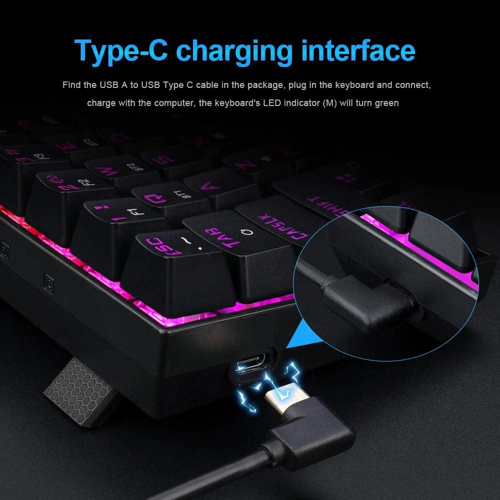 REDRAGON ZED PRO WIRELESS MECHANICAL GAMING KEYBOARD (DUST-PROOF BROWN SWITCH) (K627P-KNS) - DataBlitz