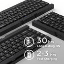 ROYAL KLUDGE RK925 DUAL-MODE FOLDABLE MECHANICAL KEYBOARD BLACK (RED SWITCH) - DataBlitz