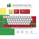 ROYAL KLUDGE RK61 TRI-MODE RGB 61 KEYS HOT SWAPPABLE XMAS MECHANICAL KEYBOARD WHITE (BROWN SWITCH) - DataBlitz