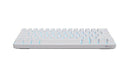 ROYAL KLUDGE RK61 TRI-MODE RGB 61 KEYS HOT SWAPPABLE MECHANICAL KEYBOARD WHITE (BLUE SWITCH) - DataBlitz