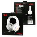 REDRAGON MENTO RGB STEREO WIRED GAMING HEADSET (WHITE) (H270-W) - DataBlitz