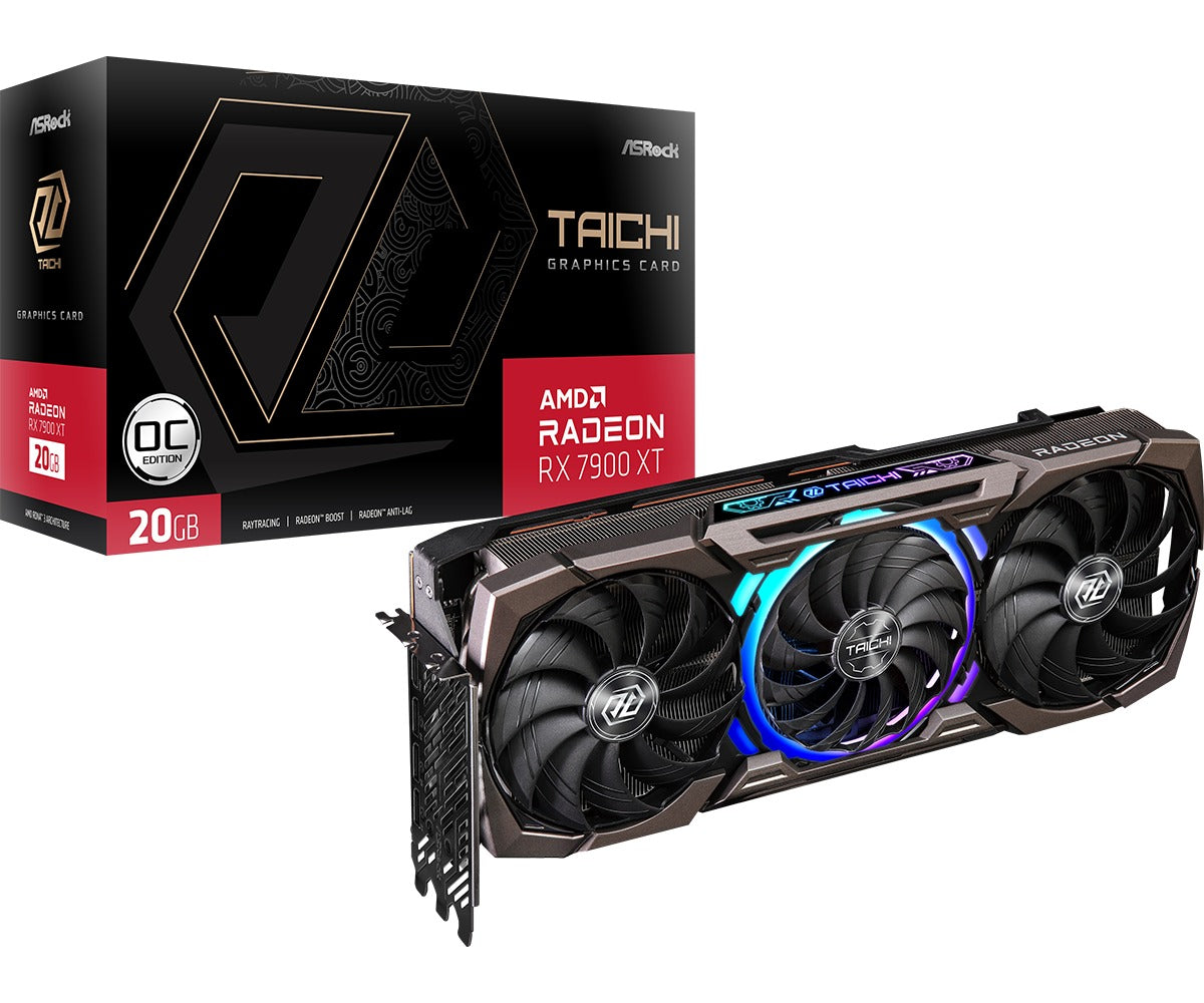 Asrock AMD Radeon RX 7900 XT TAICHI 20GB OC GDDR6 Graphics Card