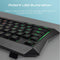 VERTUX RADIANCE ERGONOMIC BACKLIT WIRED GAMING KEYBOARD (EN) - DataBlitz