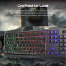 VERTUX RADIANCE ERGONOMIC BACKLIT WIRED GAMING KEYBOARD (EN) - DataBlitz